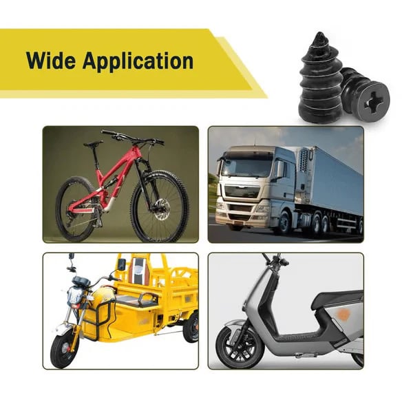 🔩60PCS Tire Repair Rubber Nails Kit with 2 Sizes