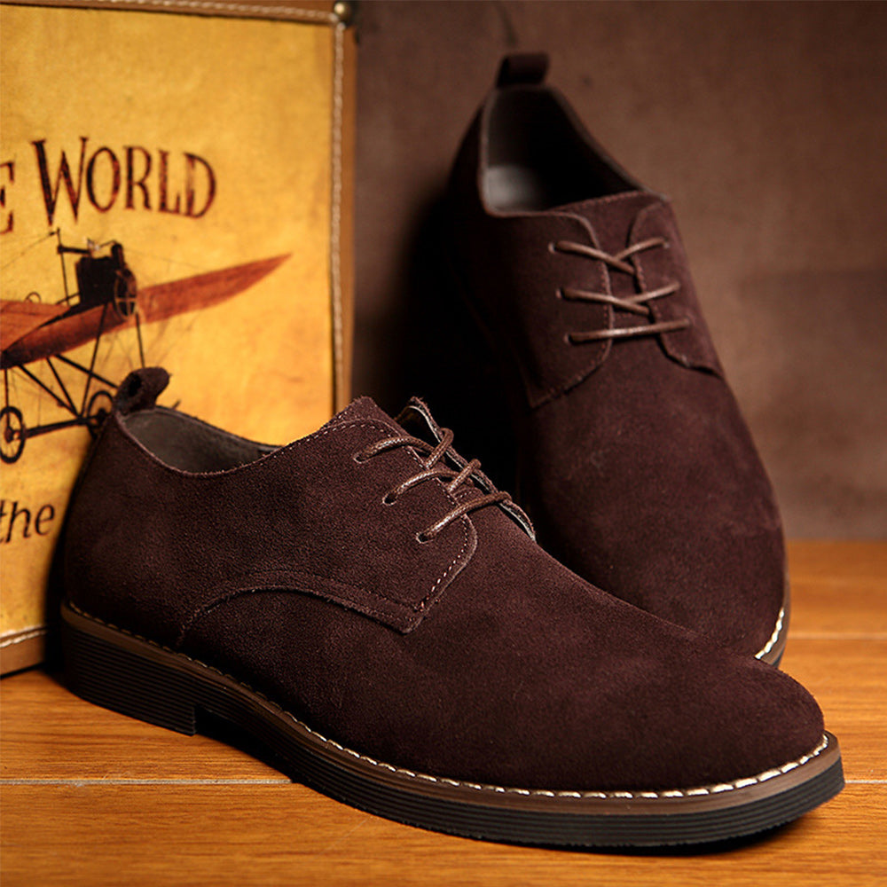Castillotigo™ Zapatos Oxford de gamuza cómodos de moda de otoño