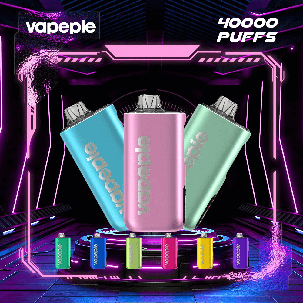 VAPEPIE Max 40000 PUFFS High-Capacity Vape 15 Awesome Flavors