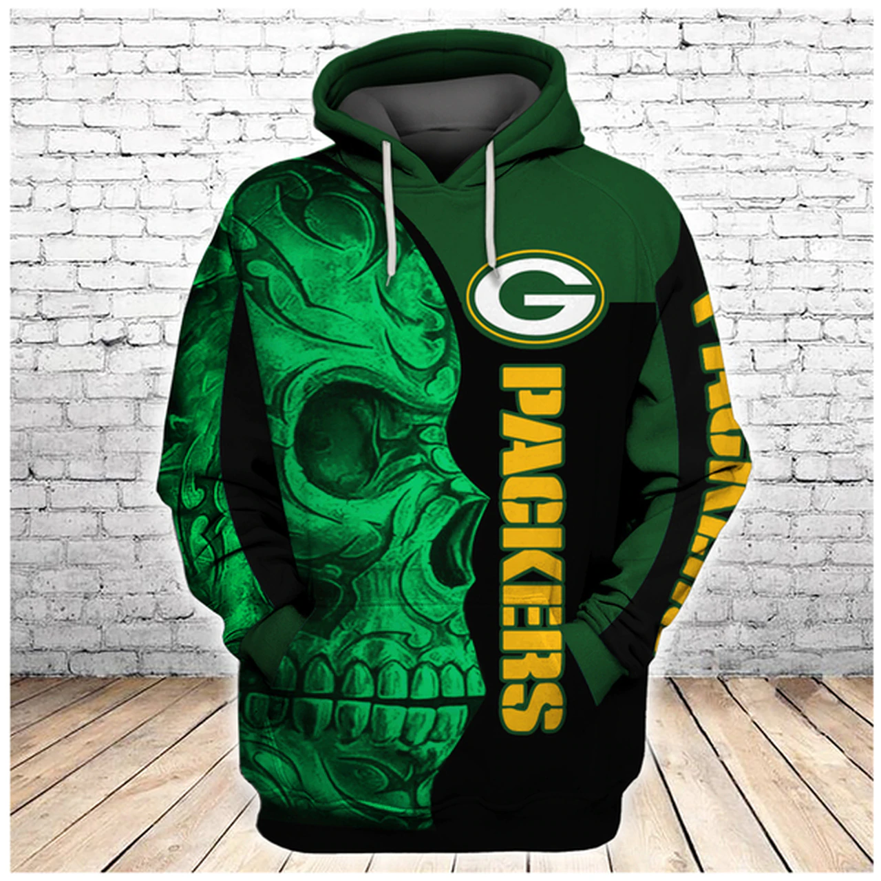 GREEN BAY PACKERS 3D HOODIE GGBBPP014