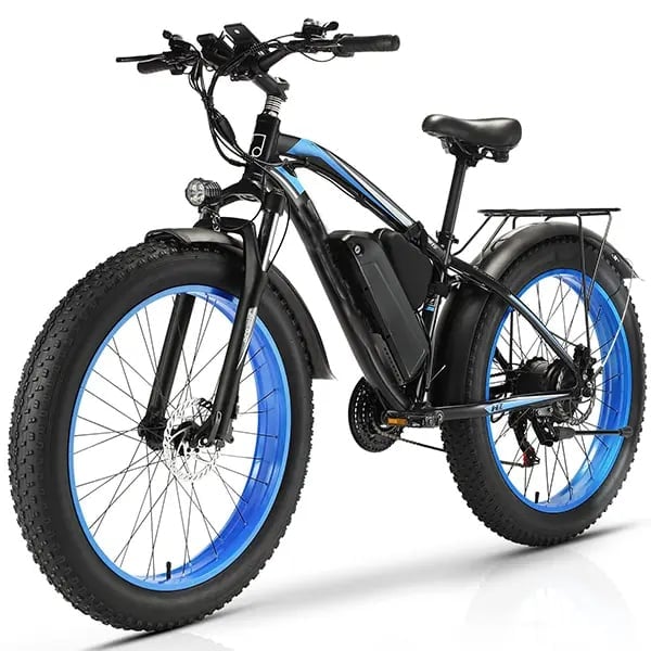 🚲(Free Shipping)Wide tire electric bike with 1000W 48V/17.5Ah removable battery 31MPH🚲