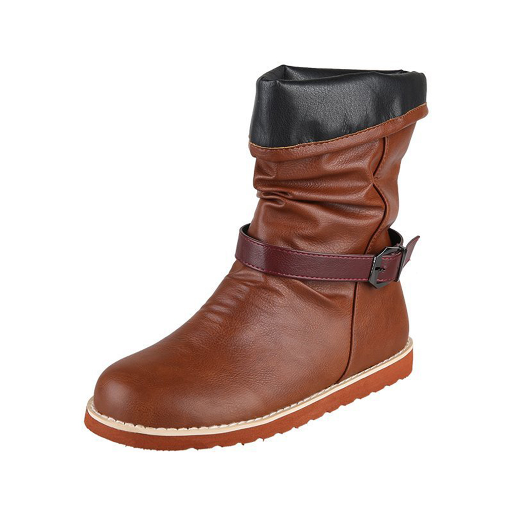 Castillotigo™ Botas planas casuales de moda europea y americana