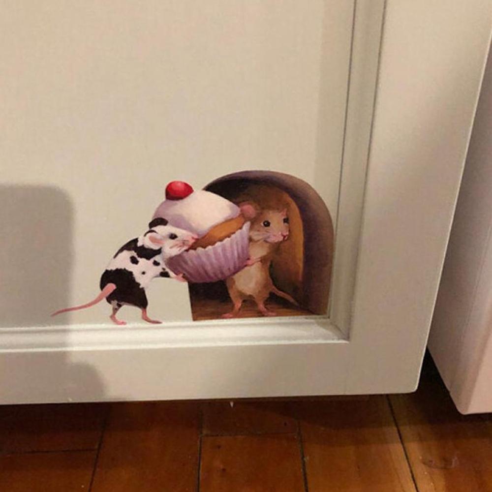 Higolot™ 3D Mouse Wall Stickers