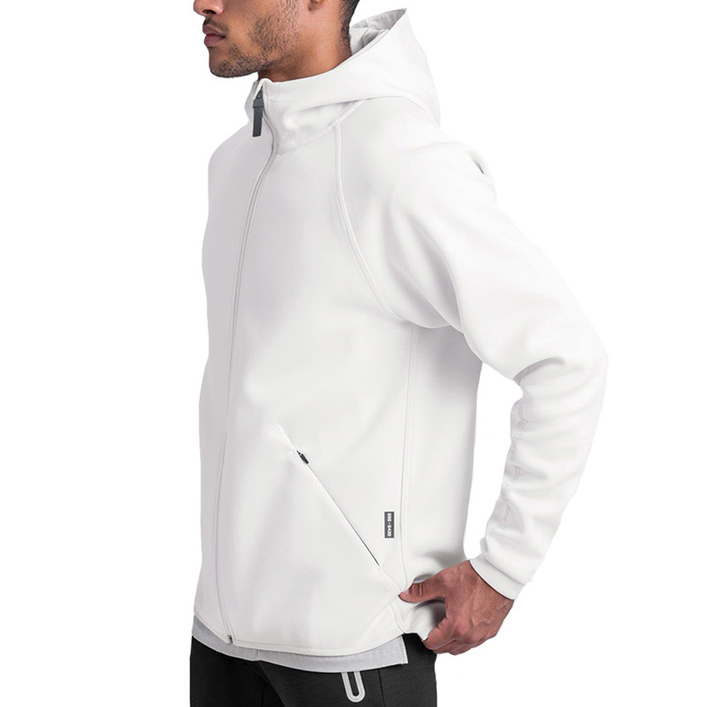 Castillotigo™ Nueva chaqueta de hombre con cremallera en color liso