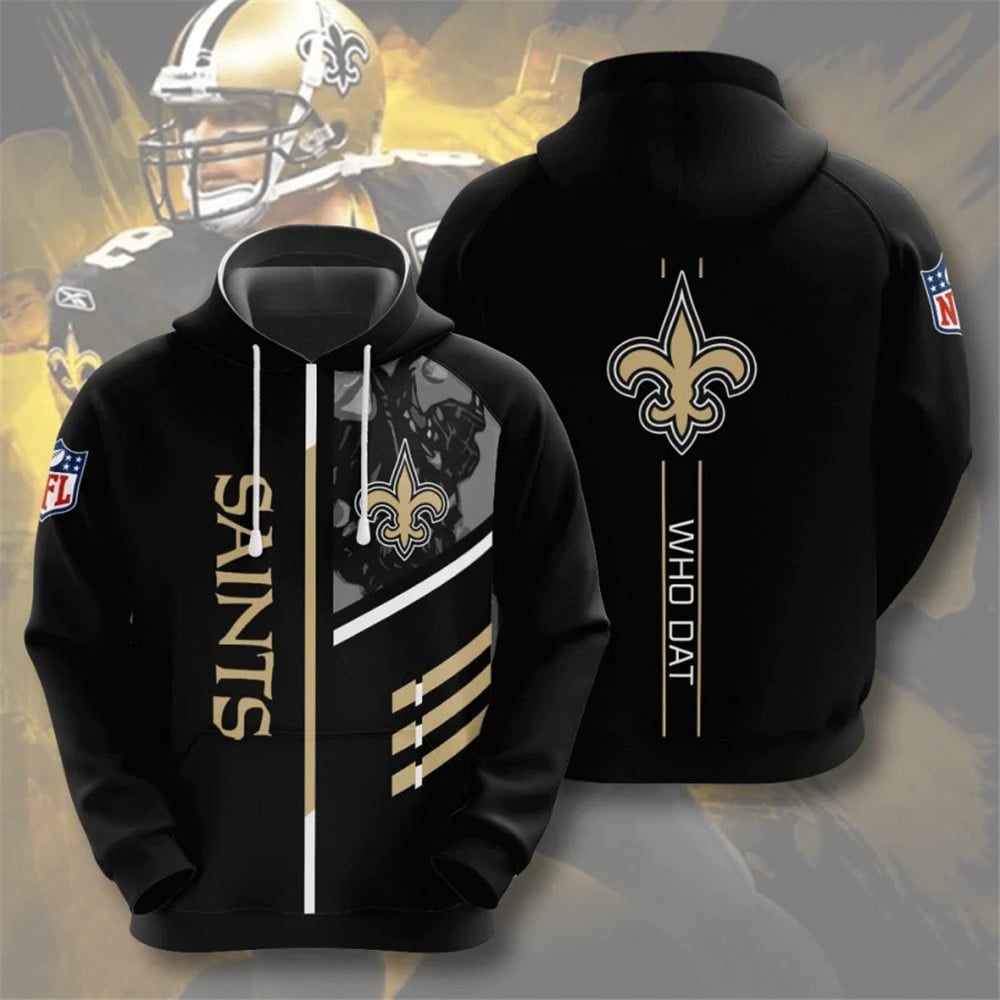 NEW ORLEANS SAINTS 3D HOODIE NNOS007