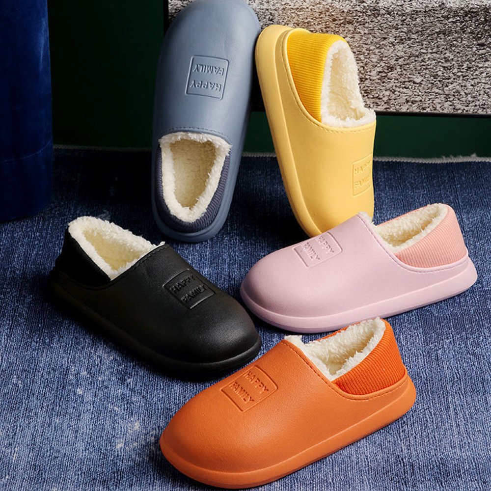 Castillotigo™ Invierno impermeable más zapatos de casa de terciopelo