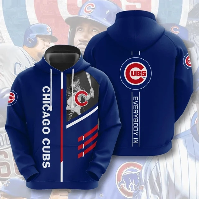 CHICAGO CUBS 3D HOODIES CC006