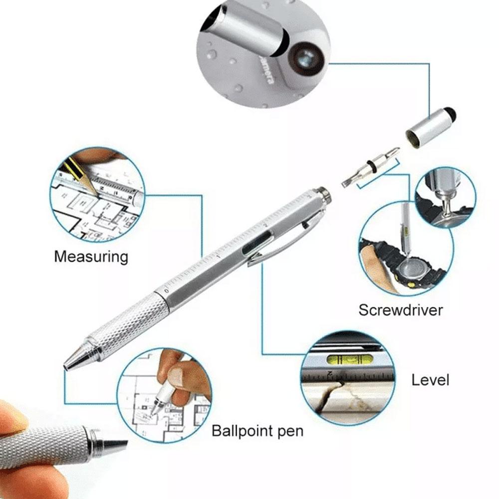 Higomore™ 6 In 1 Multi-Functional Stylus Pen With 20 Replaceable Refills