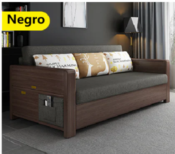 Sofá cama multifuncional de madera maciza 2.08M