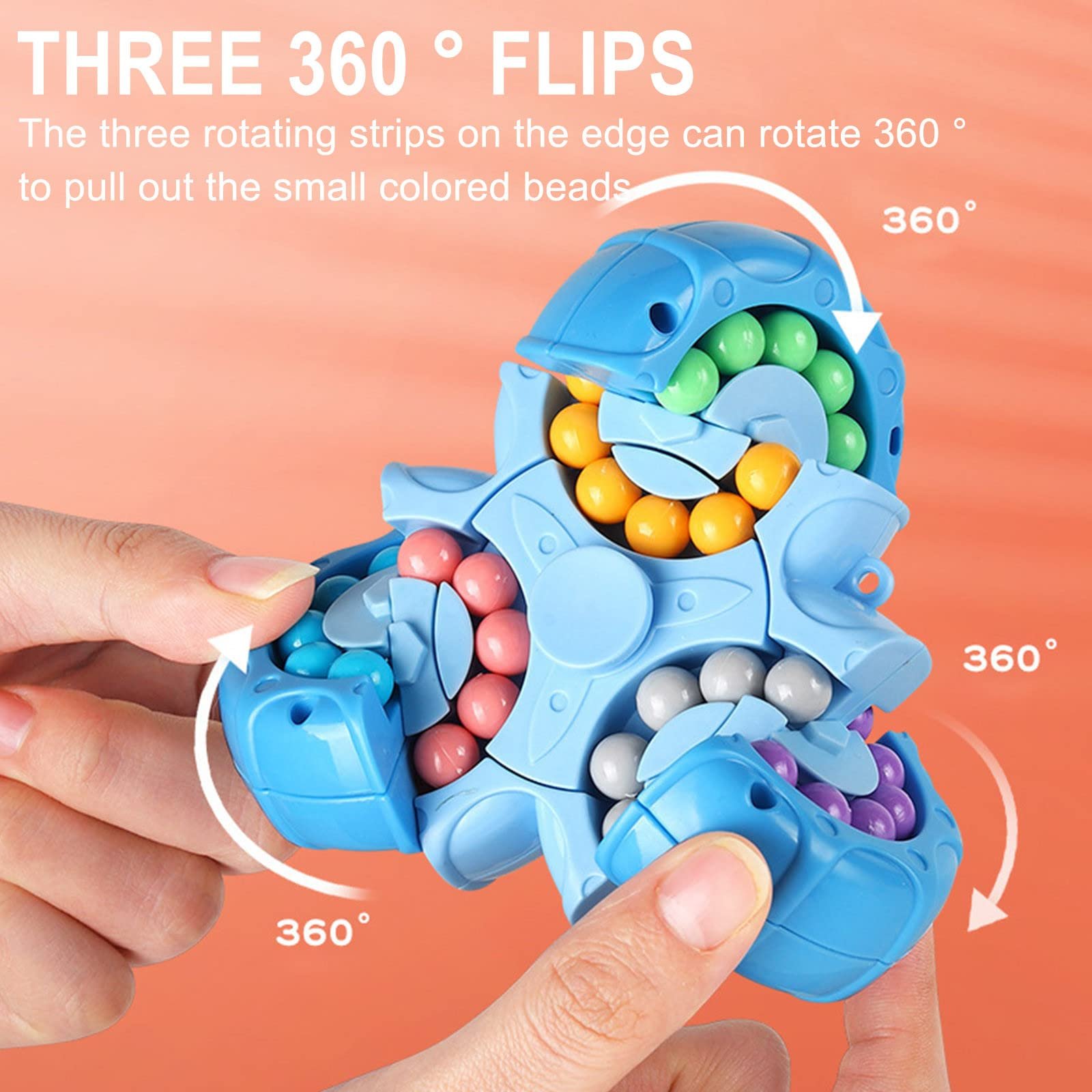 Six-sided rotating fingertip Rubik's Cube