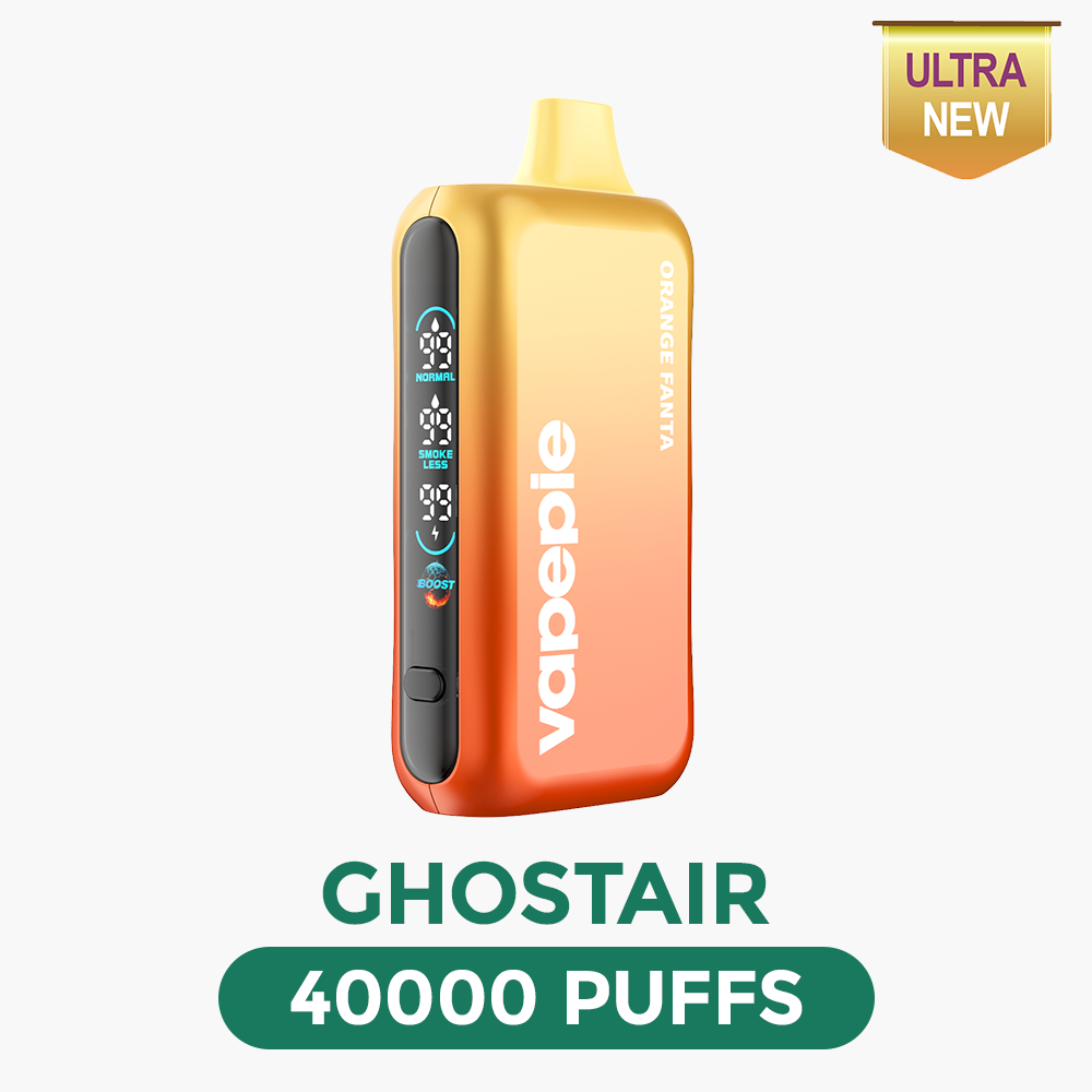 [NEW]VAPEPIE GHOSTAIR 40000 PUFFS |  Smokeless & Boost Mode Disposable Vape