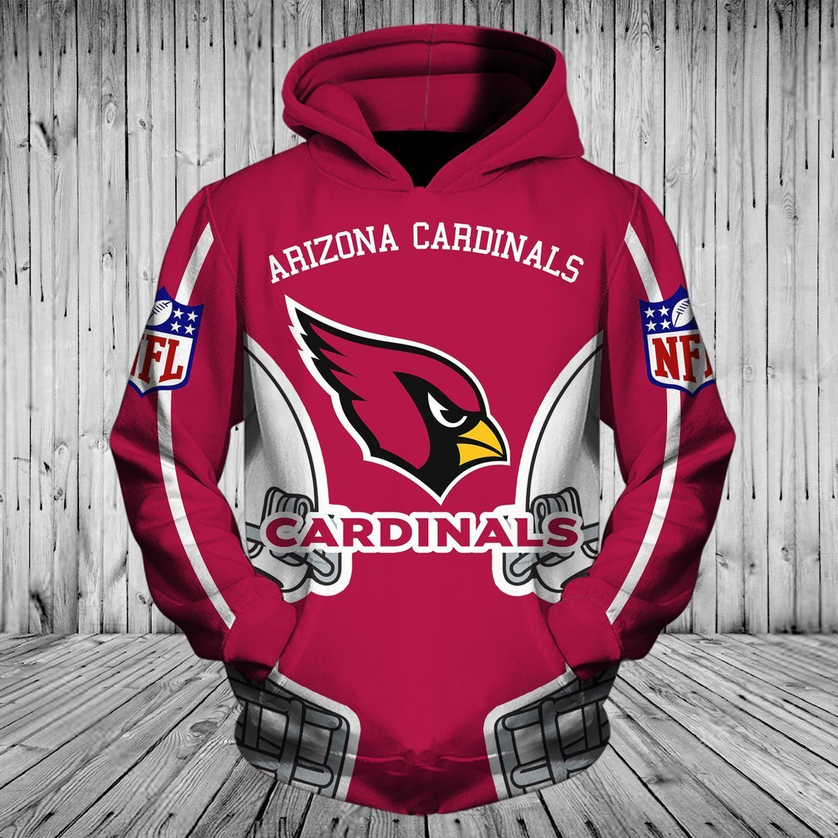 CARDINALS 3D HOODIE 27