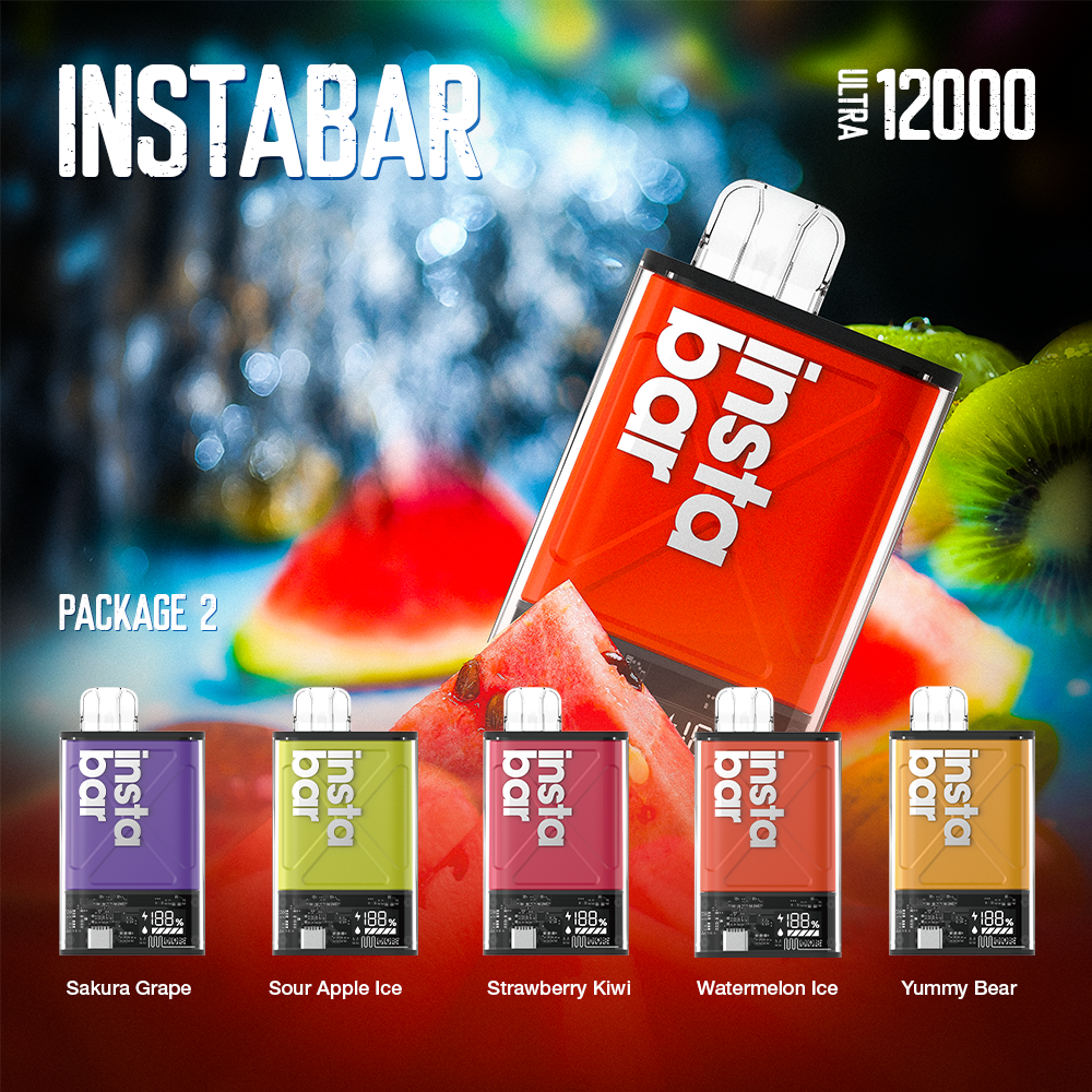 AUInstabar Ultra 12000 PUFFS【AU ONLY : Solo Fast Delivery 】