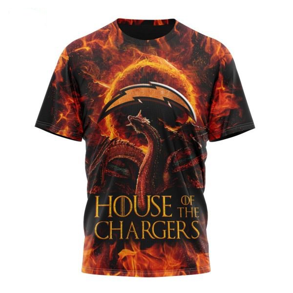 LOS ANGELES CHARGERS GAME OF THRONES – HOUSE OF THE CHARGERS 3D HOODIE