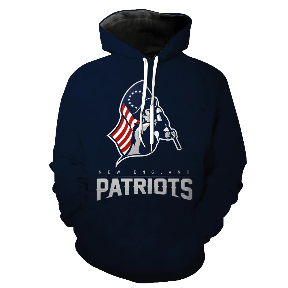 PATRIOTS 3D HOODIE 1452