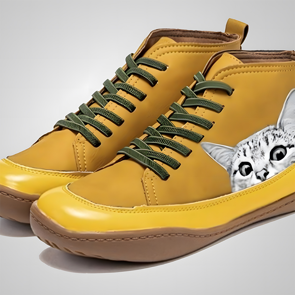 Castillotigo™ Primavera nuevos zapatos casuales de gato impresos