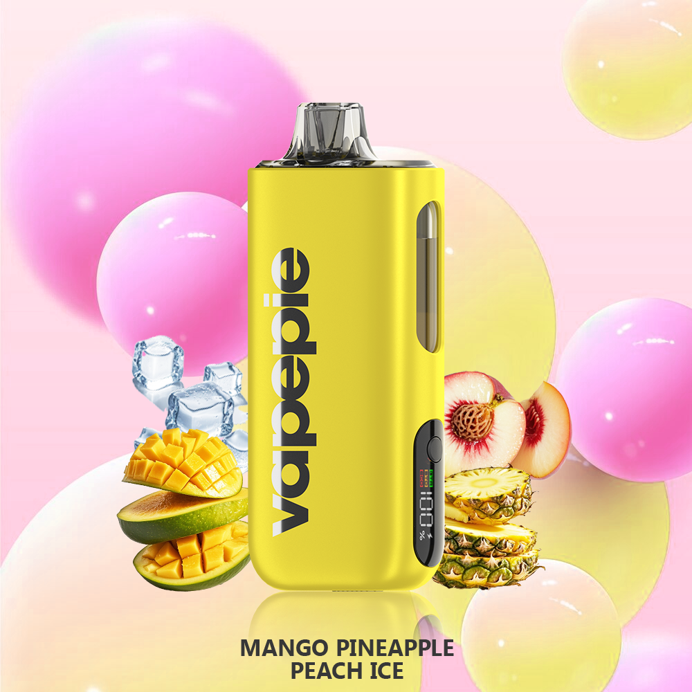 MANGO PINEAPPLE PEACH ICE & VAPEPIE Max 40000 PUFFS - 💥Delivery in 3-5 Days!💥