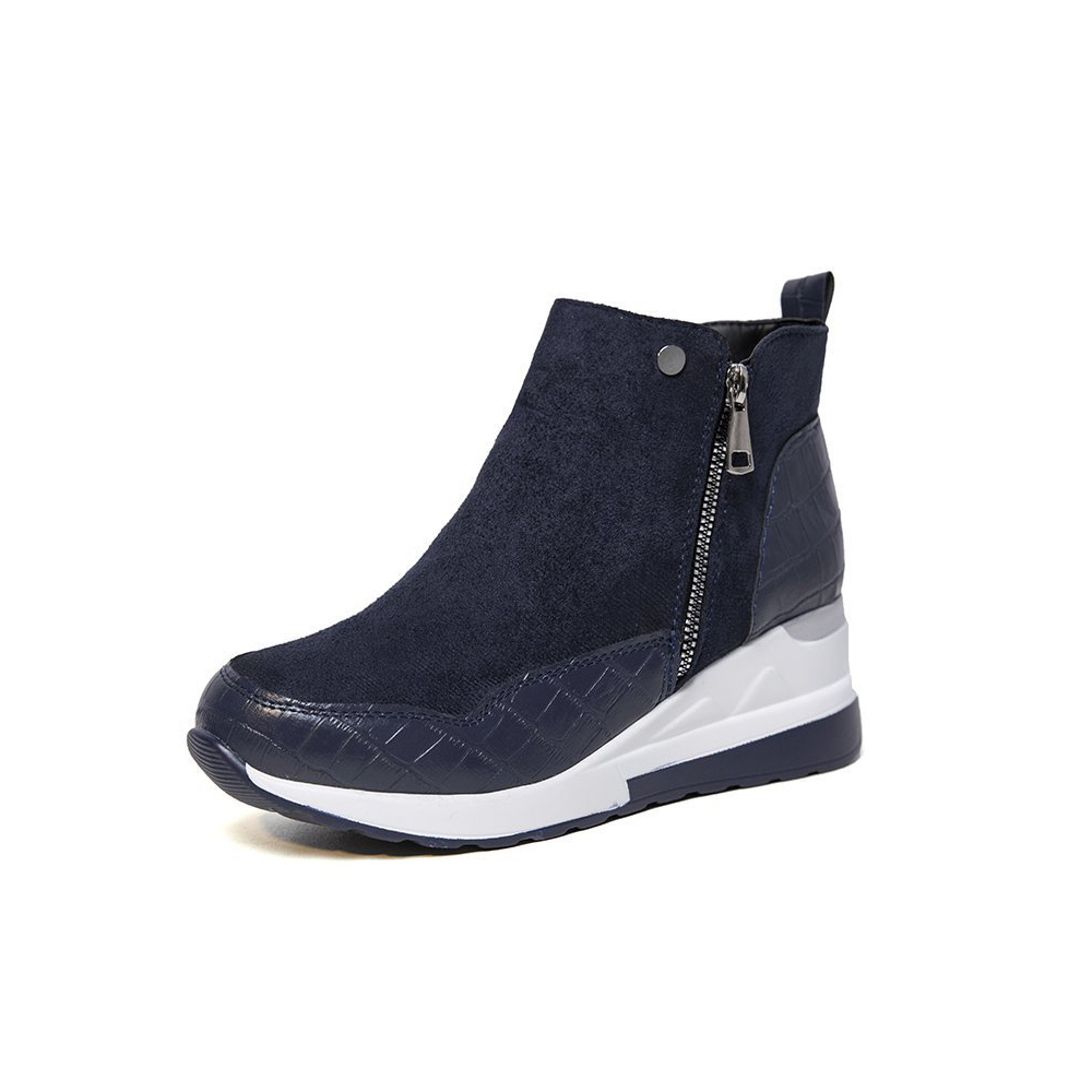Castillotigo™ Zapatos de caña alta cálidos y de terciopelo de otoño e invierno