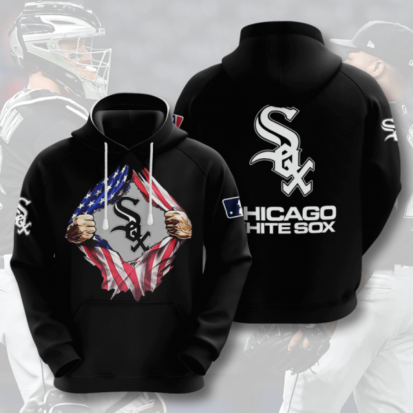 CHICAGO WHITE SOX 3D HOODIES CWS007