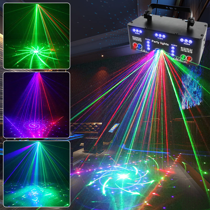 New 21-hole full-color scanning laser lamp