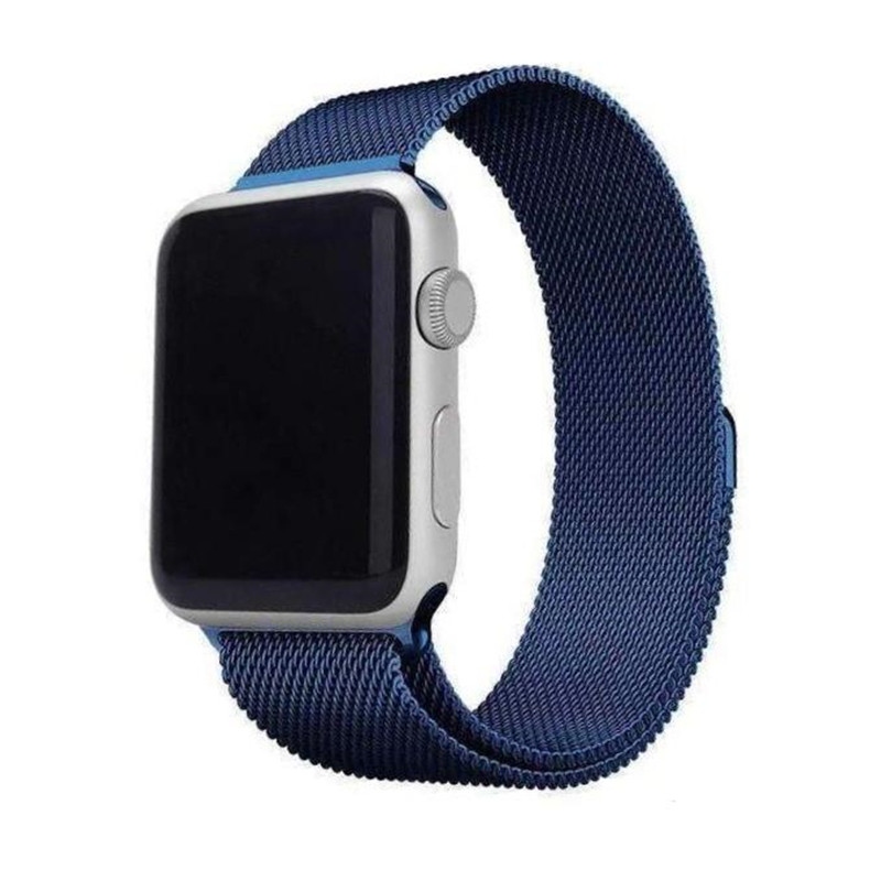 Milanese Stainless Steel Apple Watch Band With Case