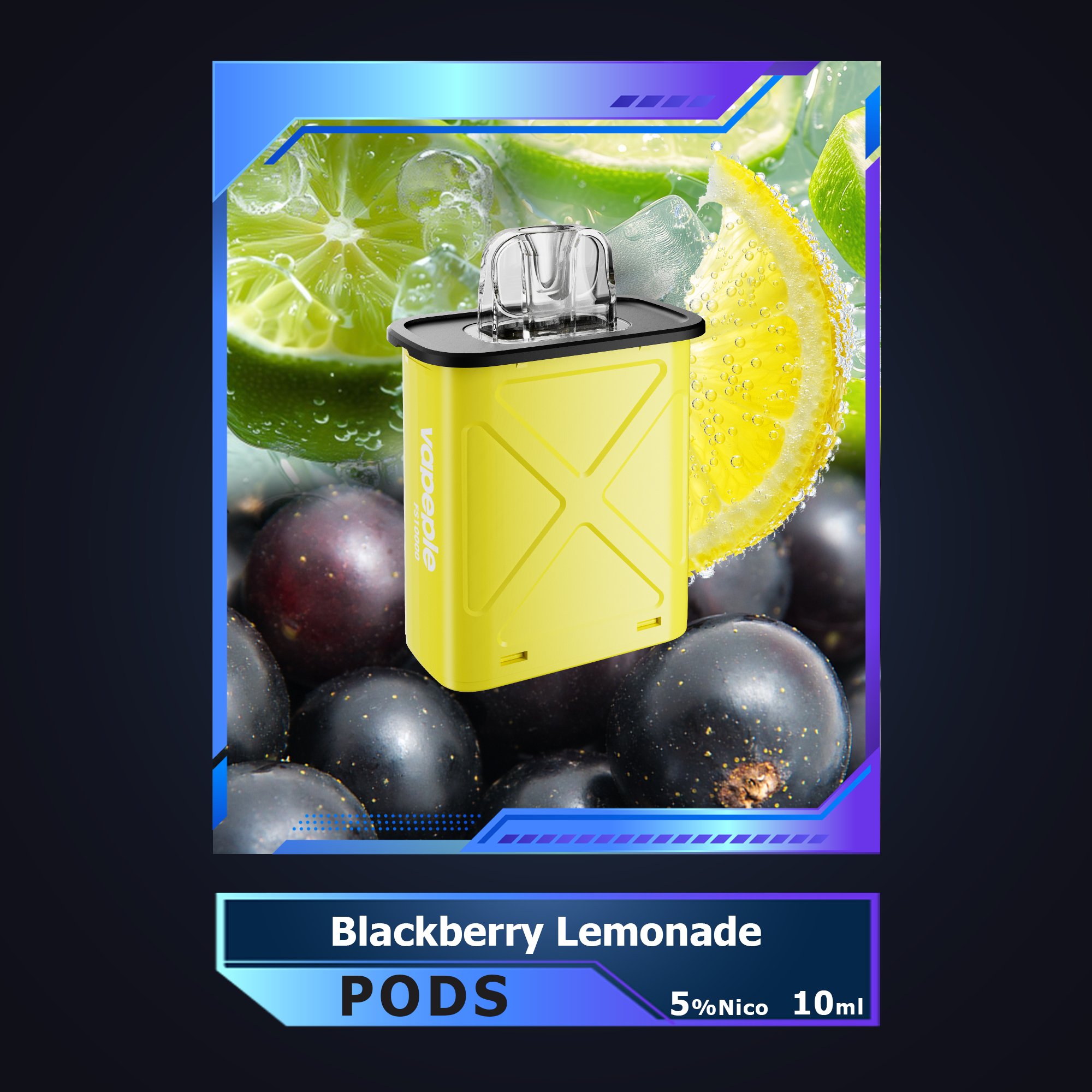 Blackberry Lemonade Flavor Vape Pod丨Vapepie FlexSwitch 10000 Puff Vape