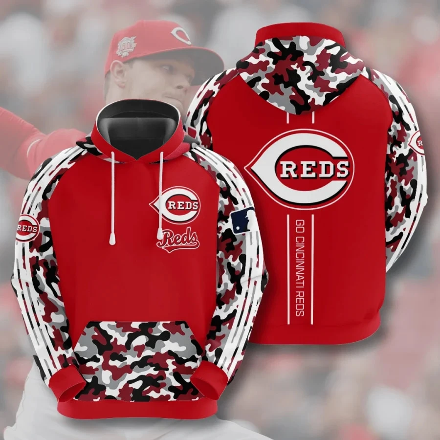 CINCINNATI REDS 3D HOODIES CR005