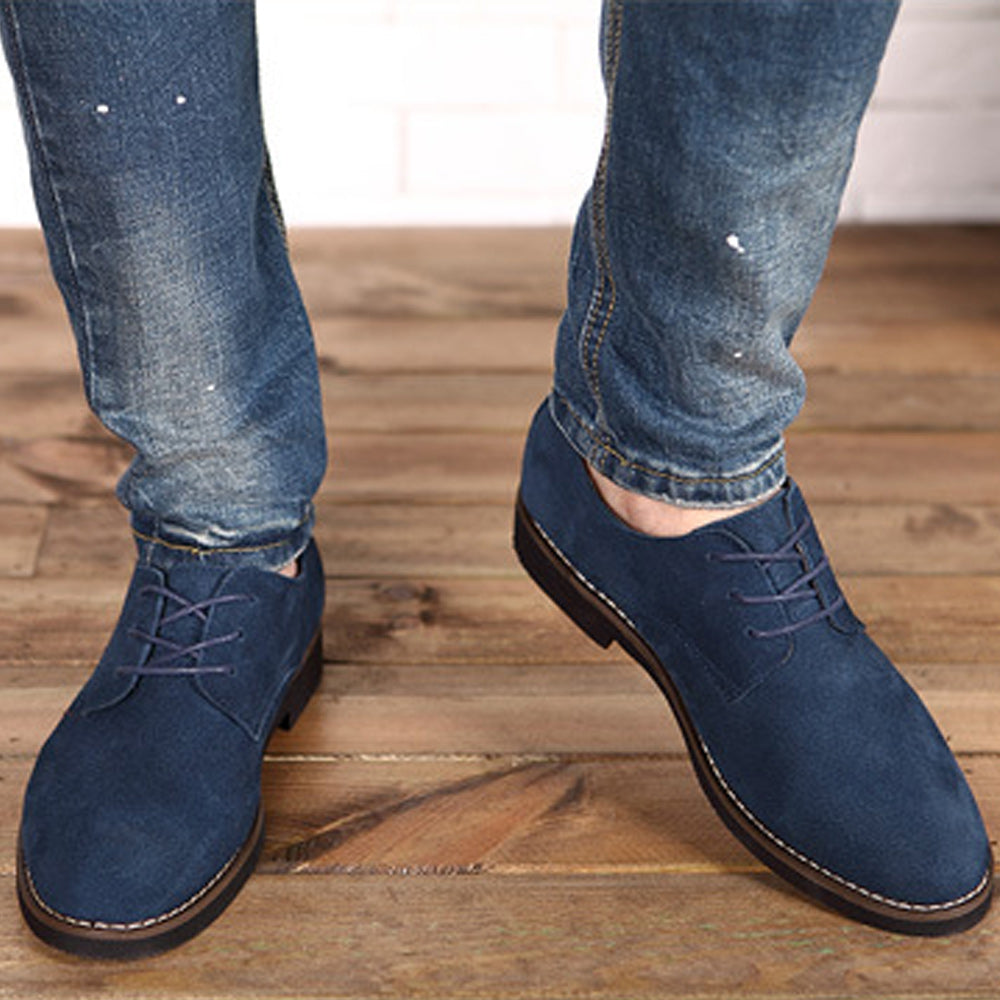 Castillotigo™ Zapatos Oxford de gamuza cómodos de moda de otoño