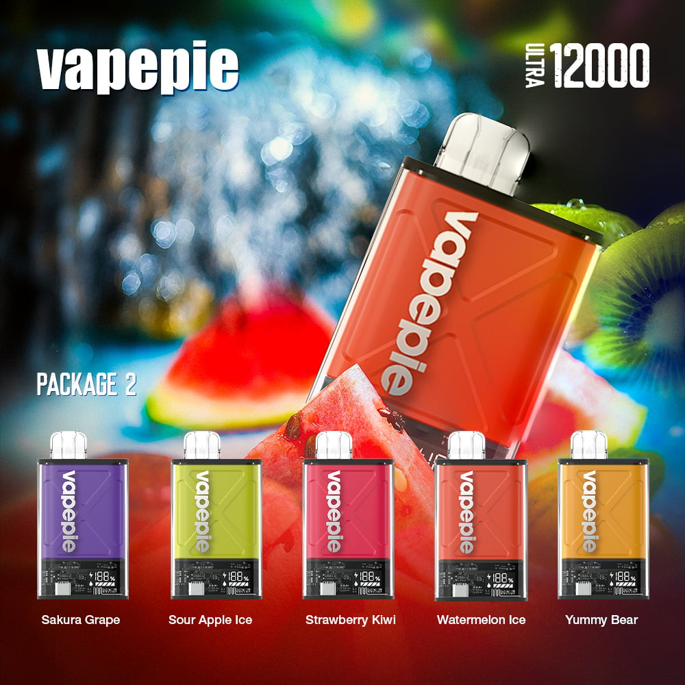 Cool Mint & VAPEPIE Ultra 12000 PUFFS （🔥Most people choose）