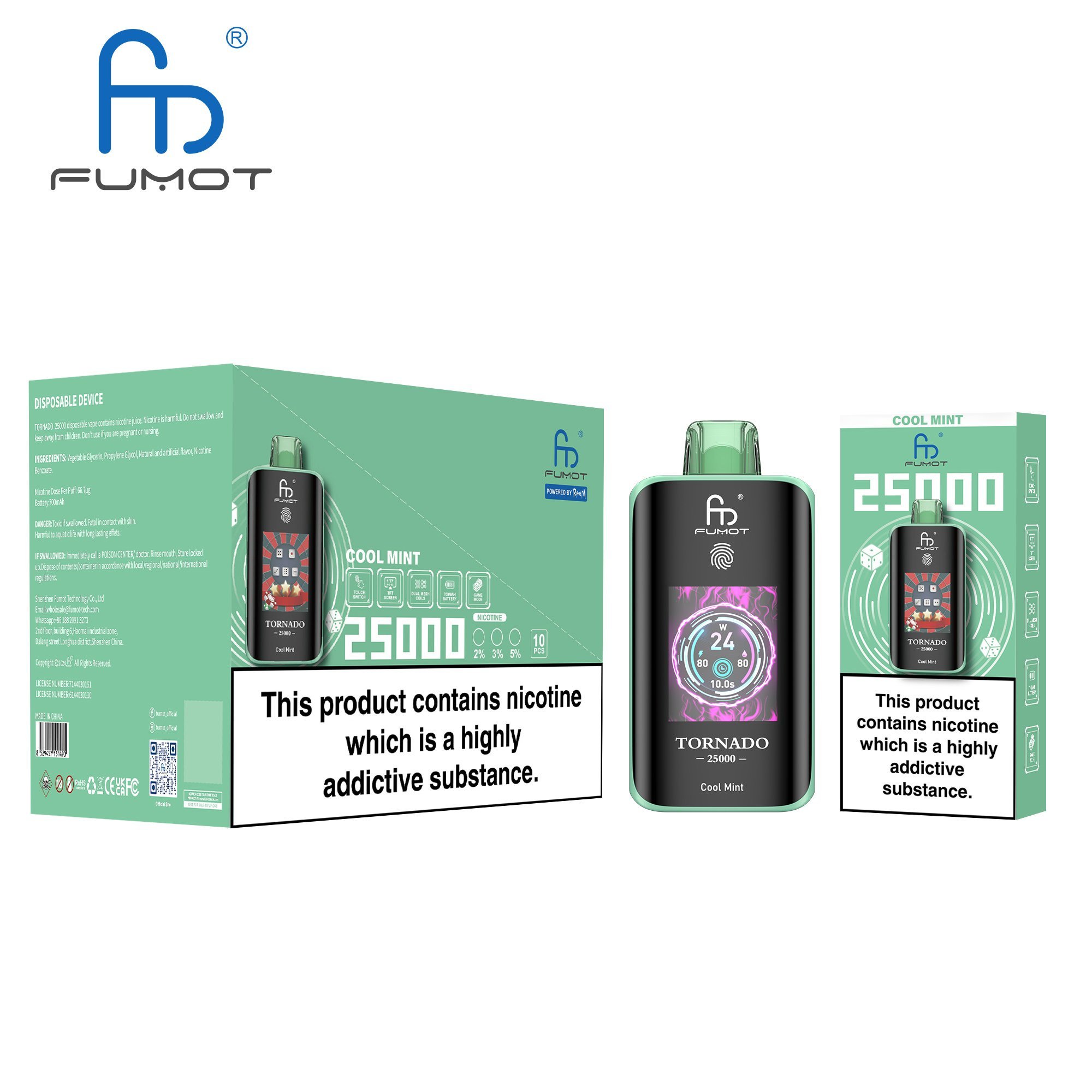 FUMOT TORNADO 25000 PUFFS - GAME MODE