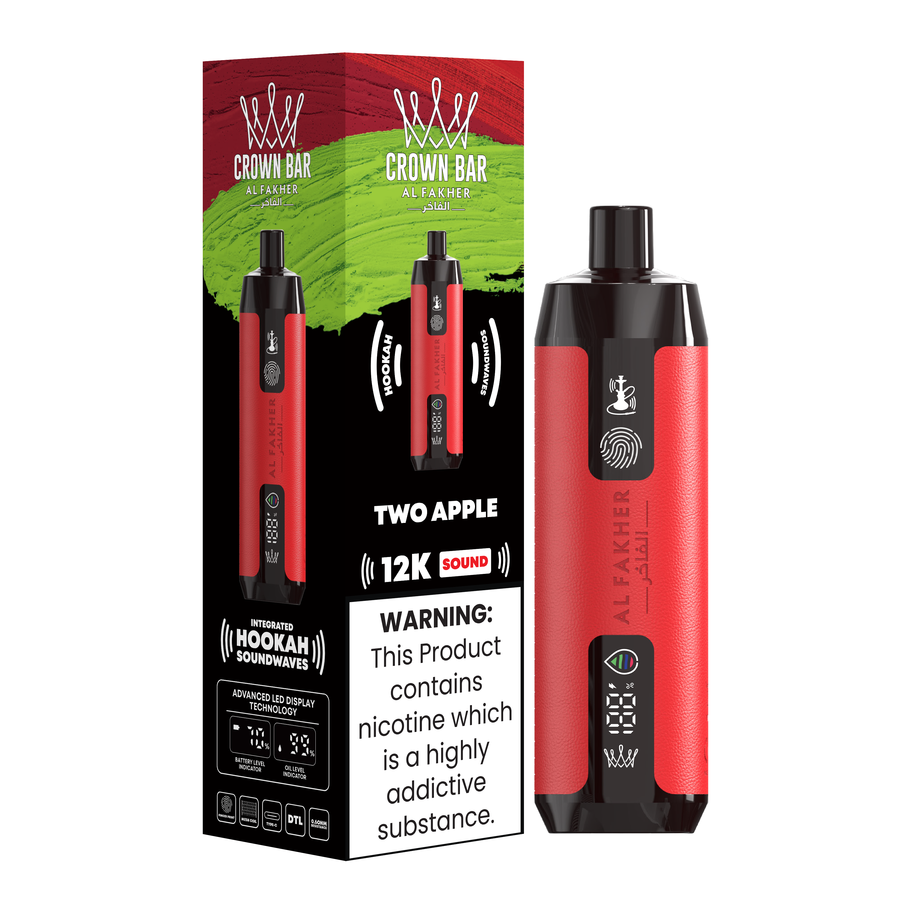 Historical Lowest Price⚠️Al Fakher 12000 PUFFS