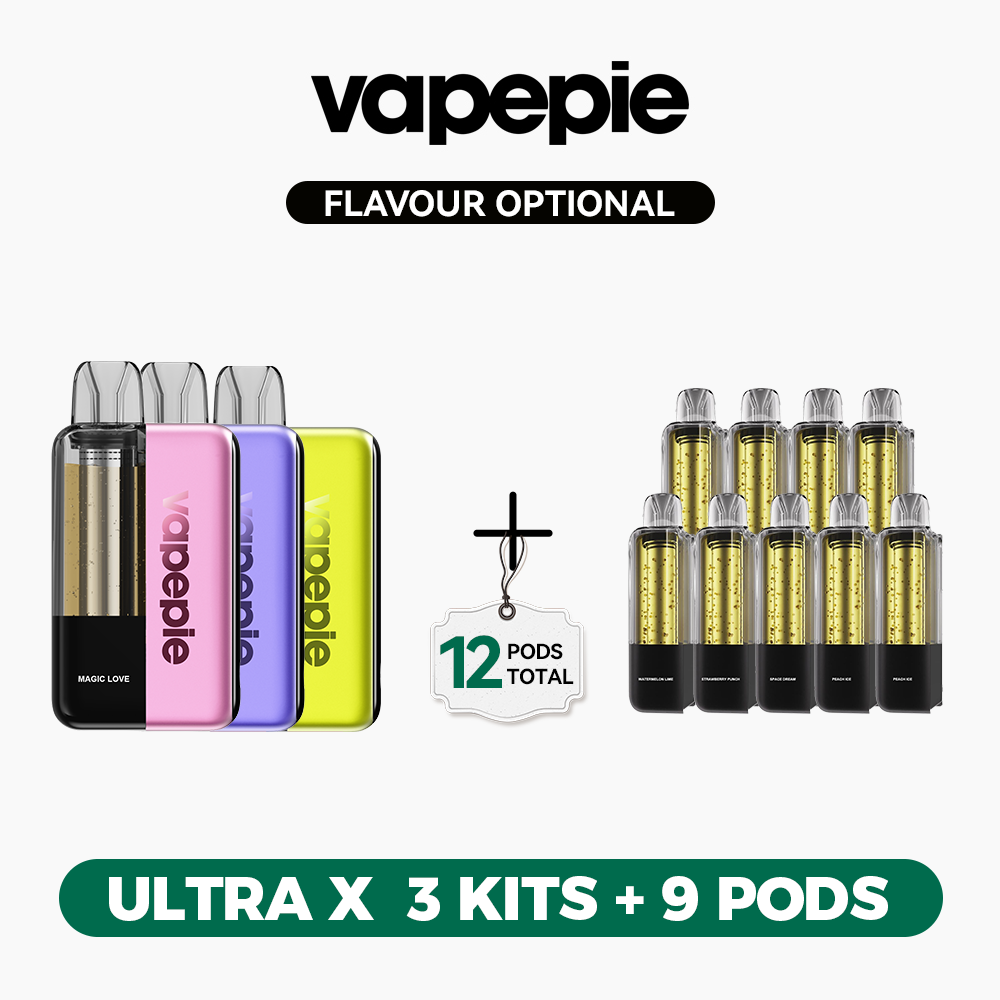 🔒 Bronze Access | VAPEPIE Ultra X 15K Triple Kit Mega Bundle | 3 Kits + 9 Pods【Exclusive Australian Sydney Warehouse Deals】