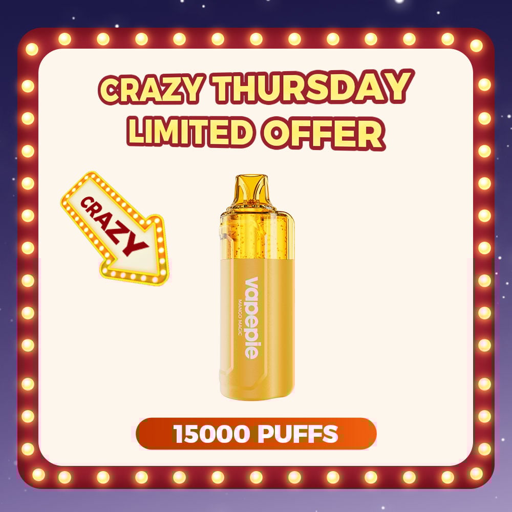 Limited 48 Hours⚡From Only $15.99 Each | VAPEPIE Crystal Pop 15000 PUFFS【Exclusive Australian Melbourne Warehouse Deals】