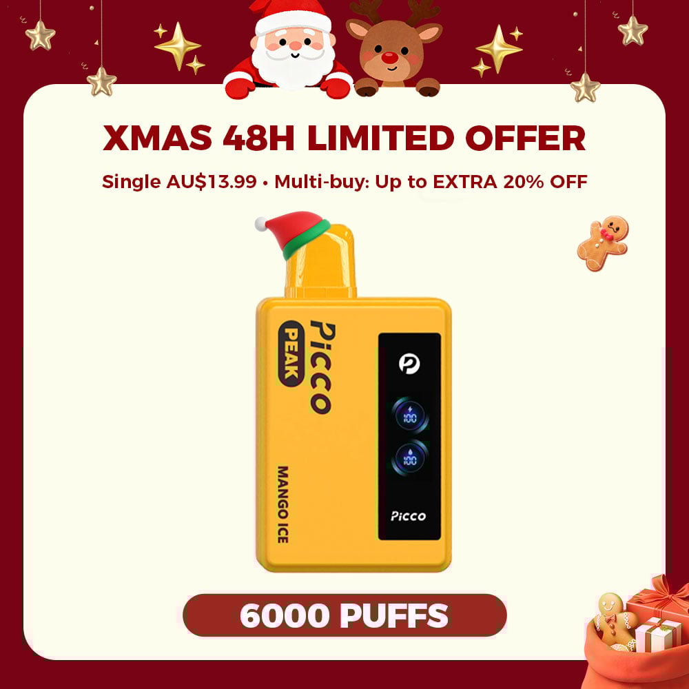 From Only $10.39 Each | NOW ONLY for 48 HOURS | PICCO PEAK 6000 PUFFS【Exclusive Australian Sydney Warehouse Deals】