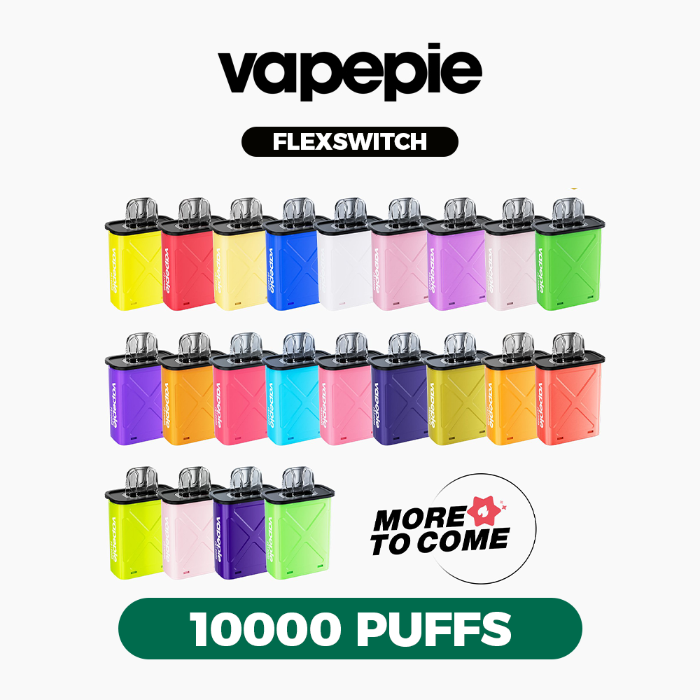 VAPEPIE FlexSwitch Disposable Pod 10000 PUFFS – 6-Pack Refill (Same Flavor)【Exclusive Australian Sydney Warehouse Deals】