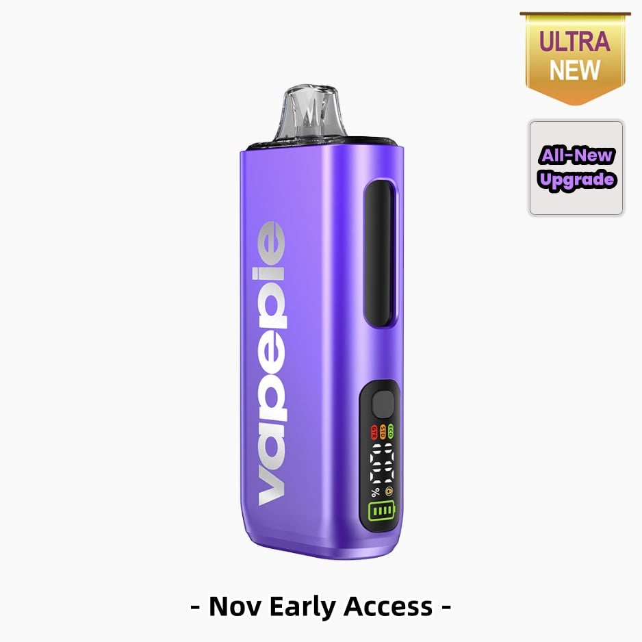 All-New Upgrade | VAPEPIE PRO 40000 PUFFS | Enjoy Early Access | Smoother Flavor with Curved Mouthpiece Upgrade
