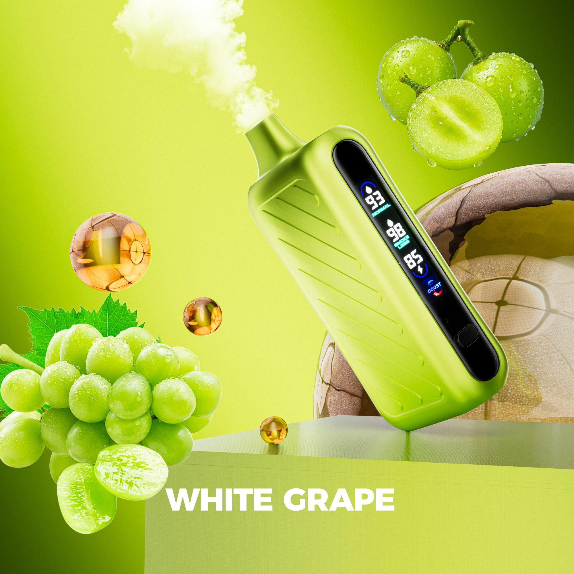 5 New Flavors (Oct) | VAPEPIE GHOSTAIR 40000 PUFFS Disposable Vape – Dual Tank System, Smokeless Mode