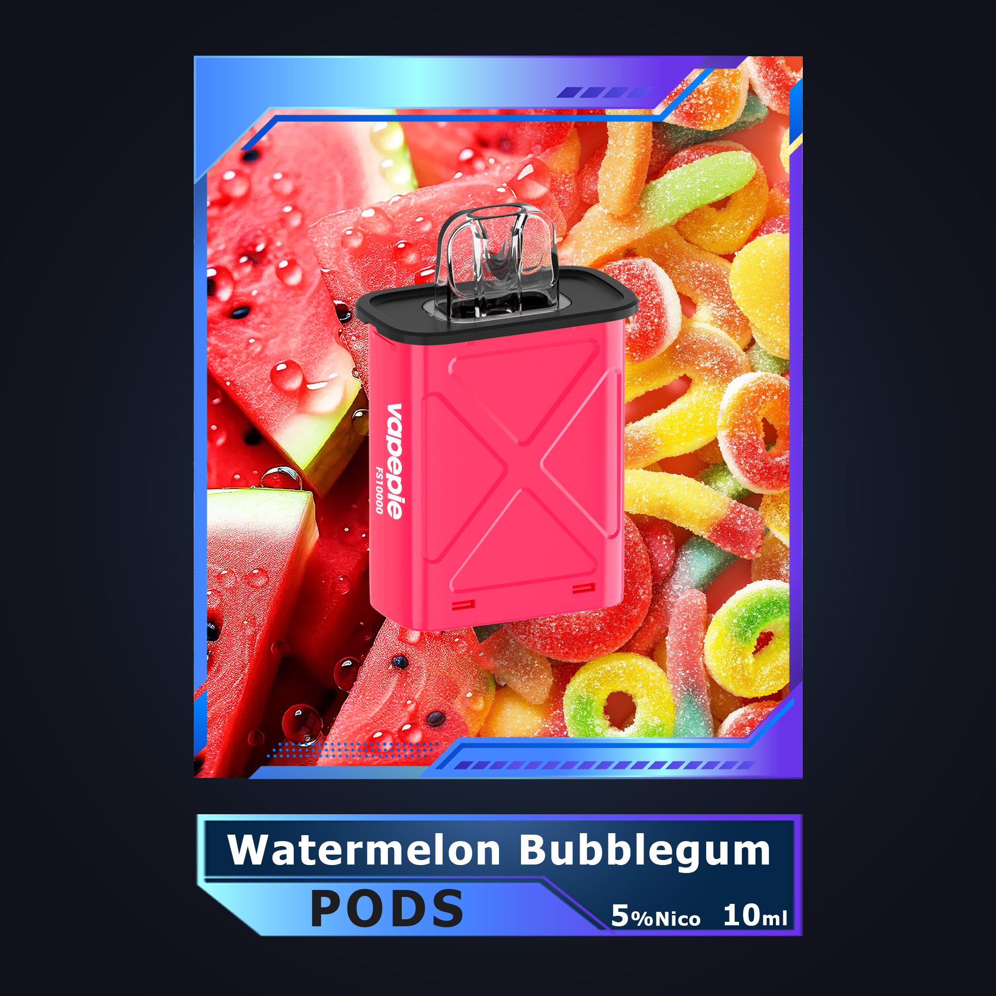 8 New Flavors (Oct) | VAPEPIE FlexSwitch Disposable Pod 10000 PUFFS