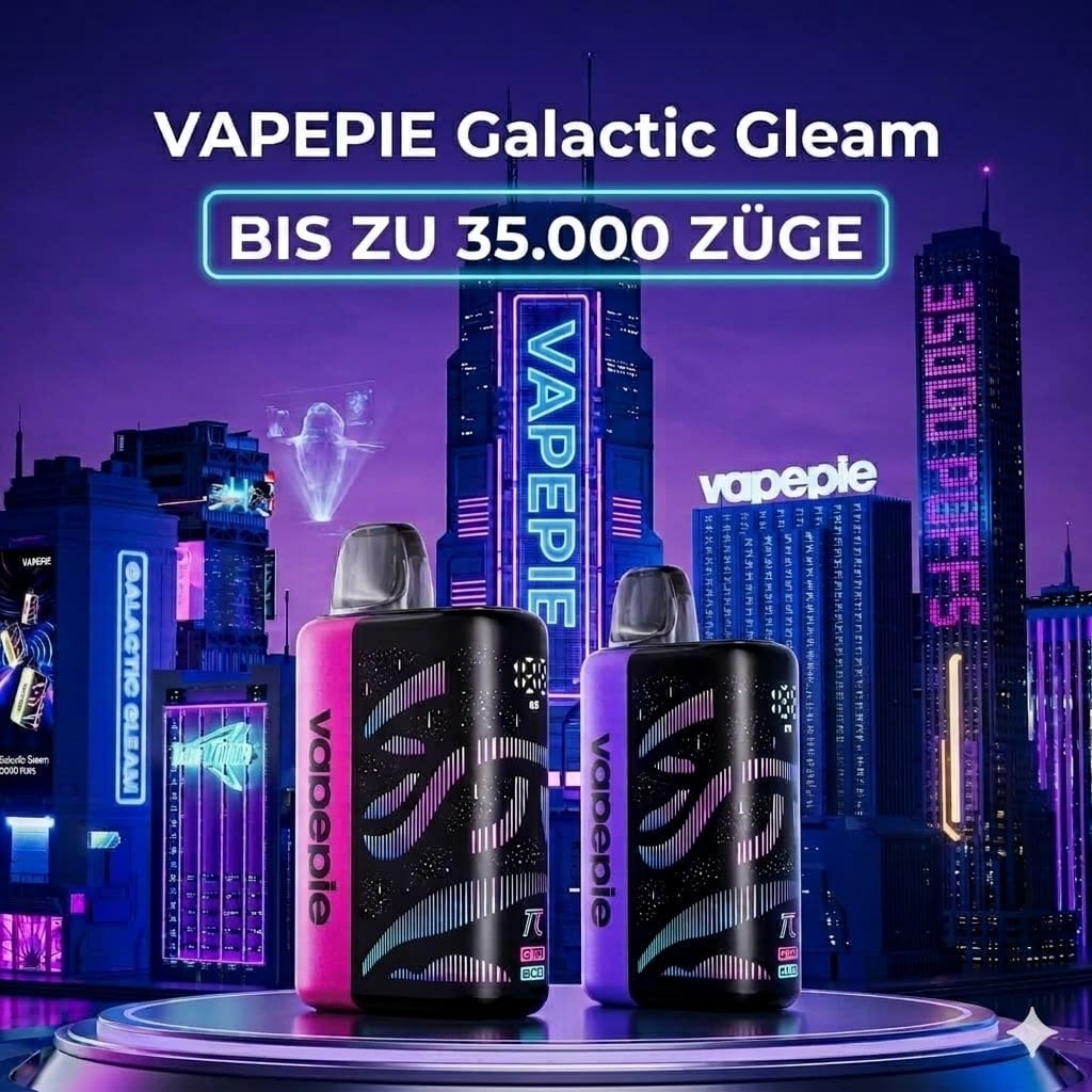 5,0 % Nikotin – VAPEPIE Galactic Gleam (35.000 Züge)