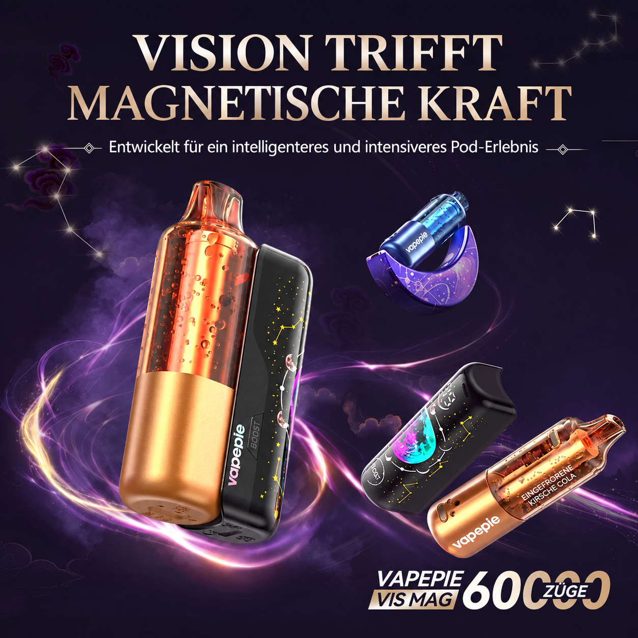 VAPEPIE VIS MAG 60000 Züge 3%