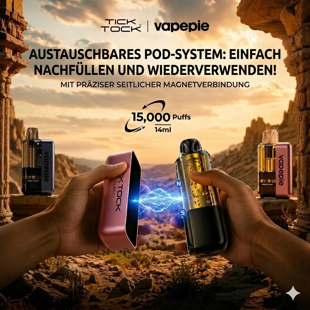 2,0 % Nikotin – VAPEPIE & TK Ultra X Ersatz-Pods (15.000 Züge)