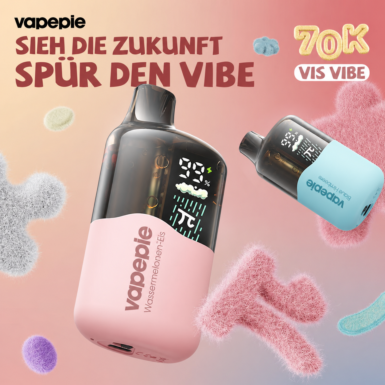VAPEPIE VIS VIBE 70000 Züge 5%