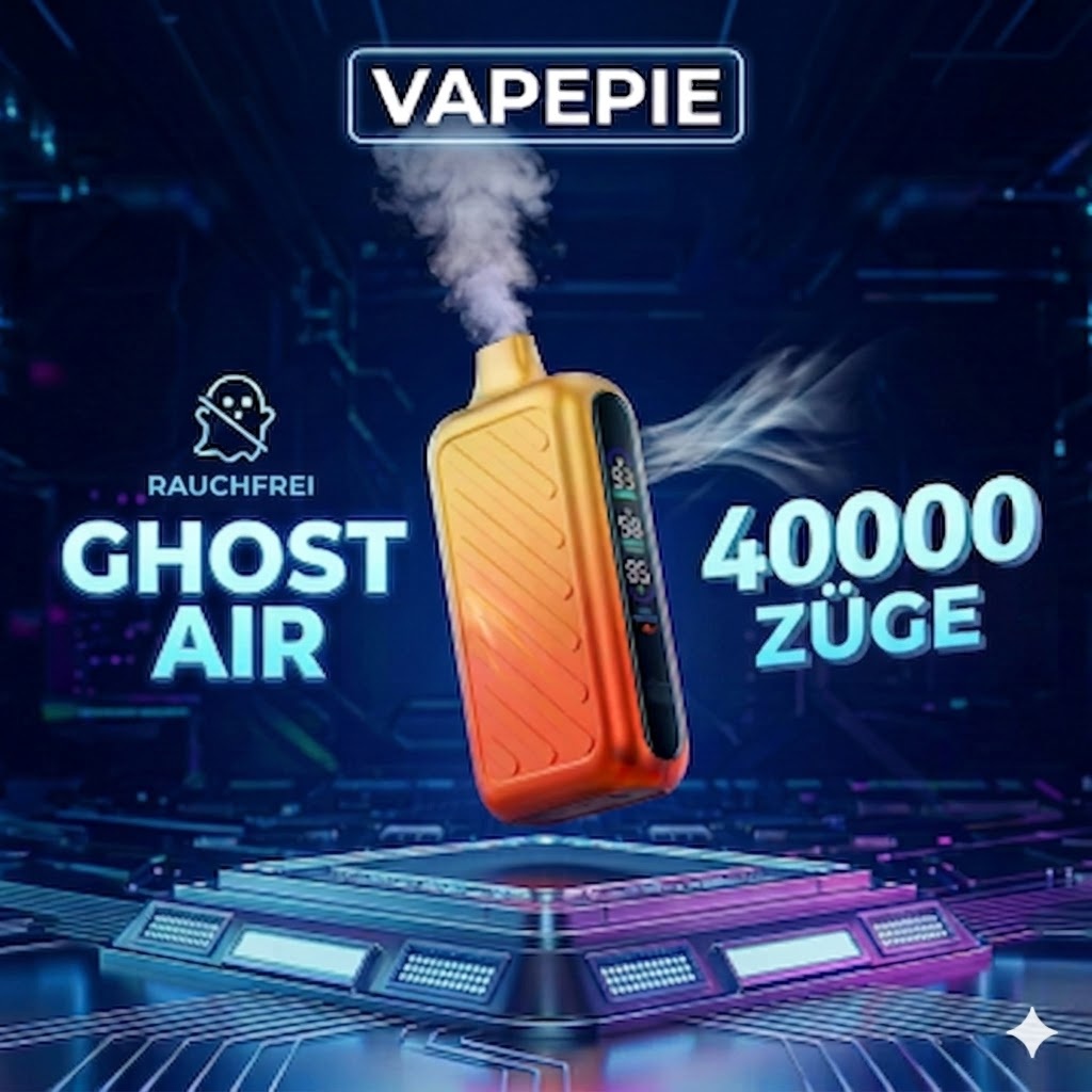 5,0 % Nikotin – VAPEPIE GHOSTAIR (40.000 Züge)