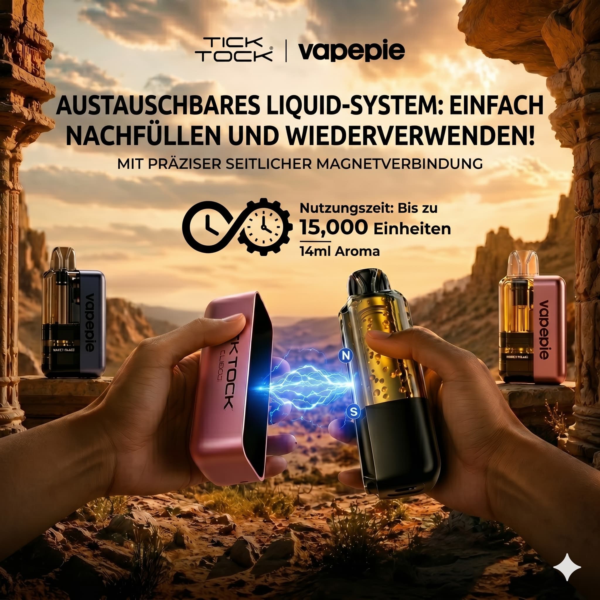 2,0% Intensität – VAPEPIE & TK Ultra X Ersatz-Module (15.000 Einheiten)