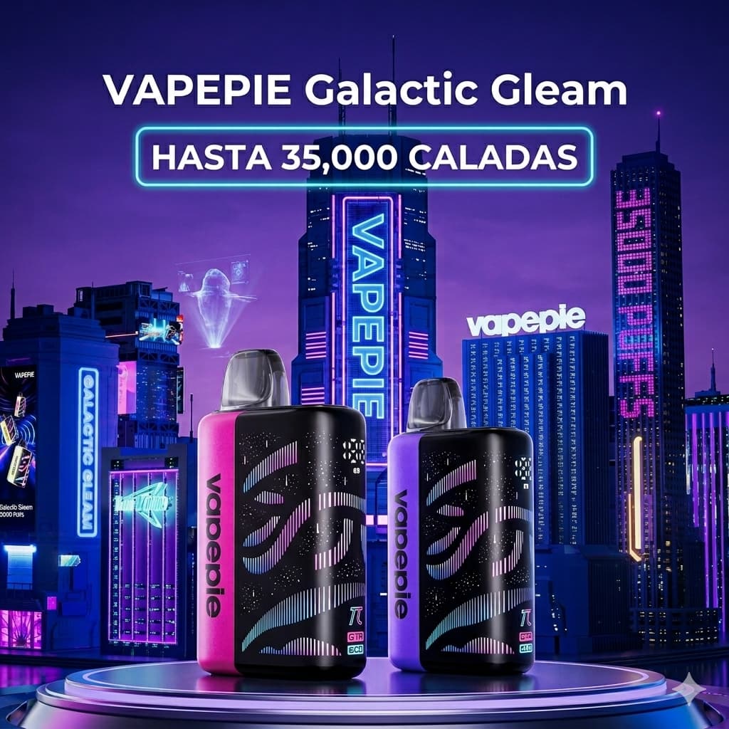 5.0% Nic - VAPEPIE Galactic Gleam 35000 CALADAS