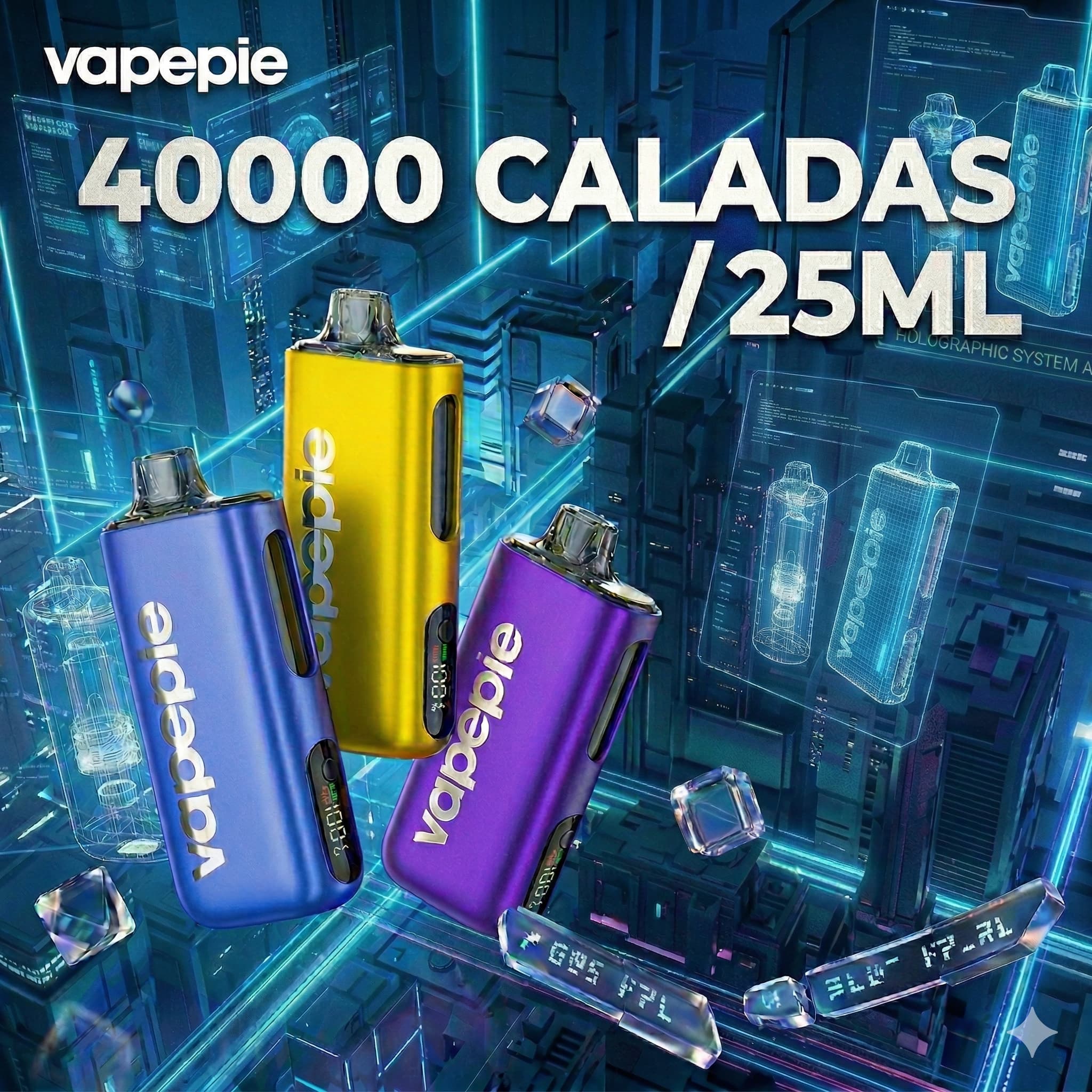 5.0% Nic - VAPEPIE Max 40000 CALADAS