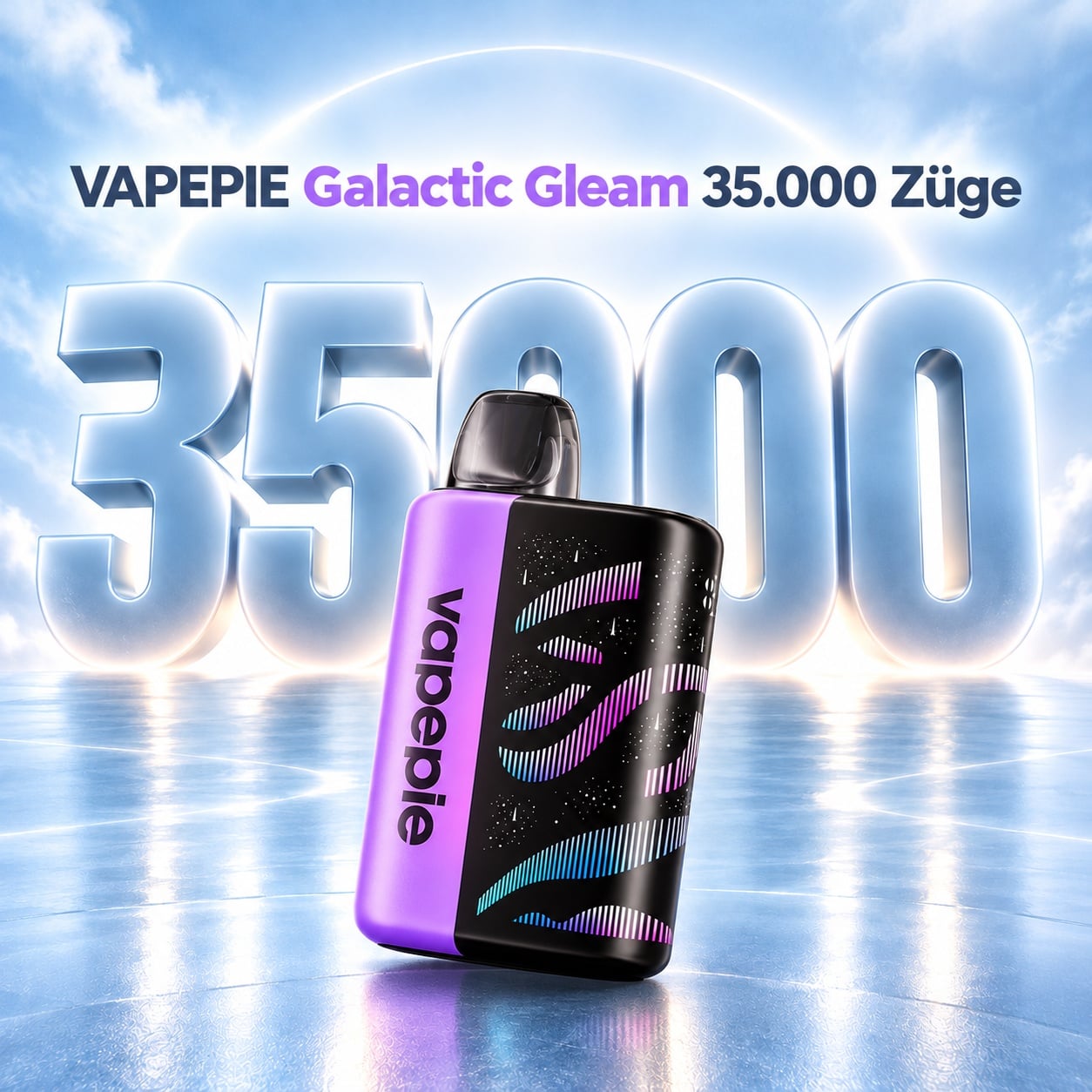 VAPEPIE Galactic Gleam Smart-Vape 35.000 Züge 5%