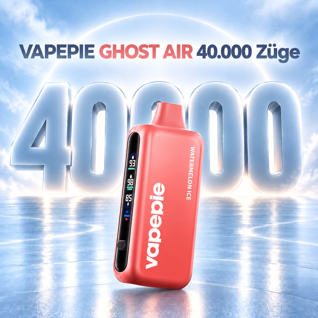 VAPEPIE GHOST AIR Smokeless Stealth-Vape 40.000 Züge 5%