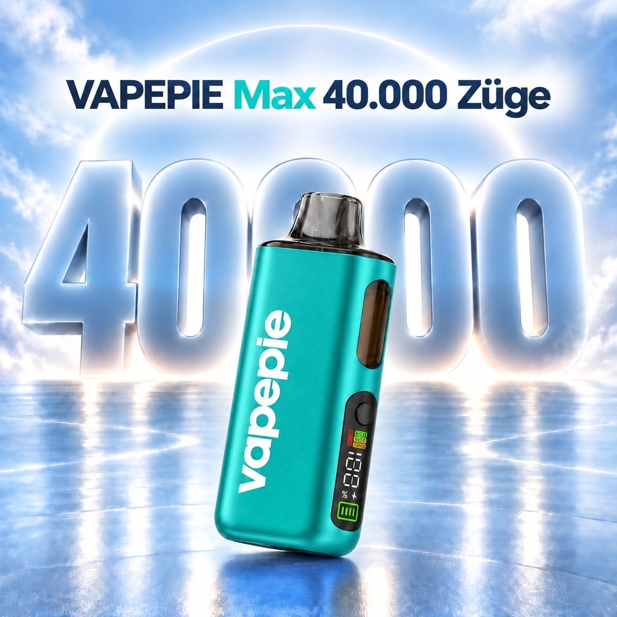VAPEPIE Max Smart-Vape 40.000 Züge 5%