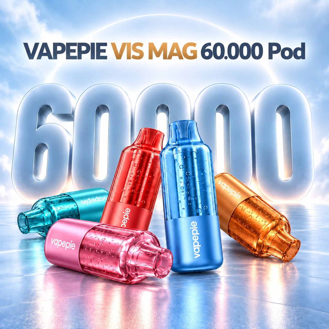 VAPEPIE VIS MAG 60000 Ersatz-Pod 3%